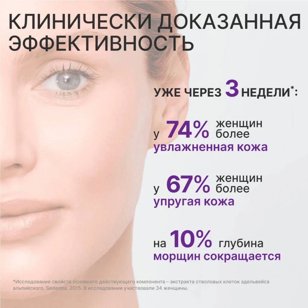 Сыворотка «Стволовые клетки эдельвейса», 30 г, Лора