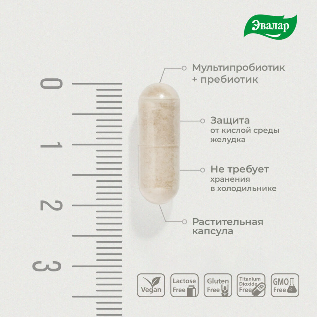 Мультифлора Макси, 10 капсул, Эвалар