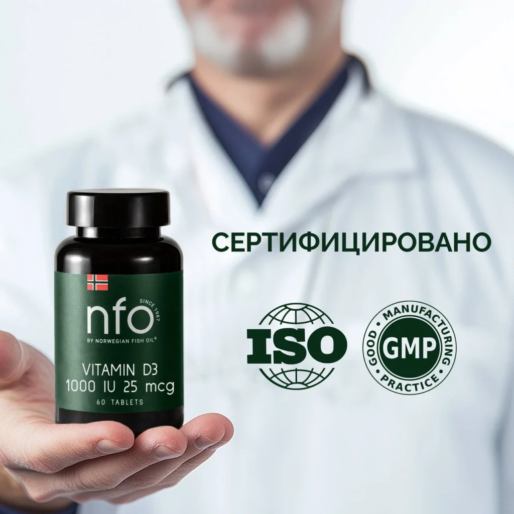 NFO® Витамин D3 1000 МЕ