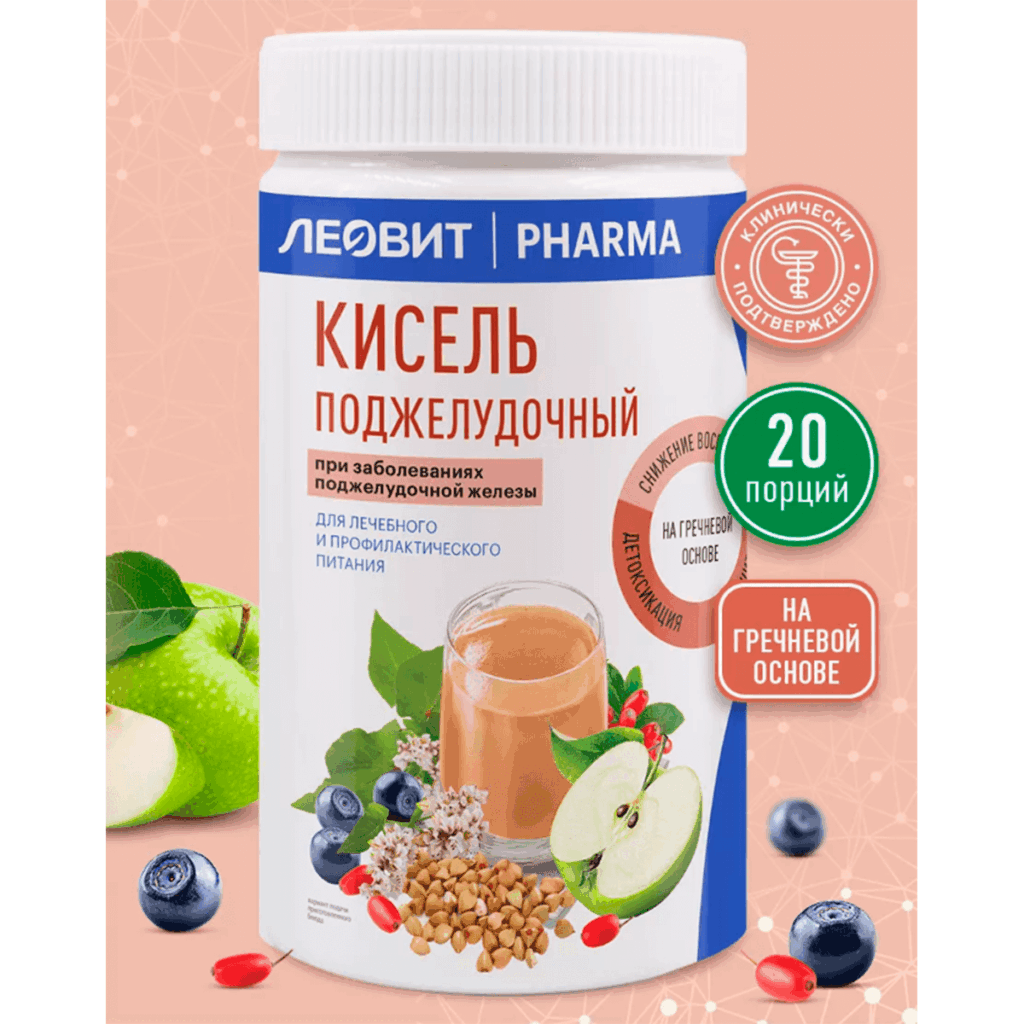 Кисель Поджелудочный, 400 г, ЛЕОВИТ ФАРМА