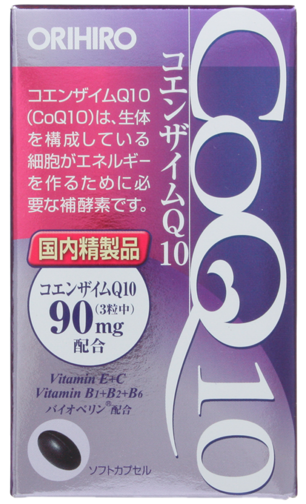 Коэнзим Q10 с витаминами, 90 капсул, ORIHIRO