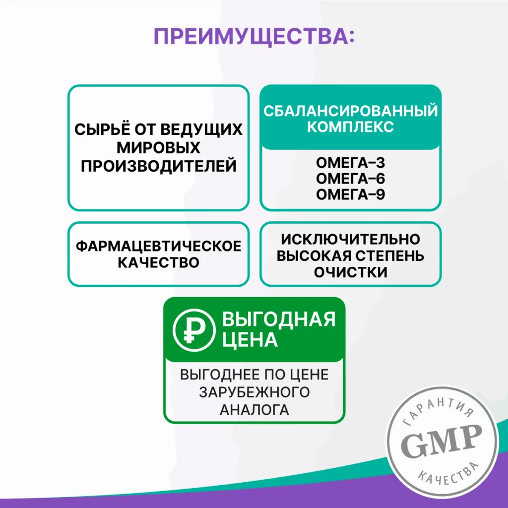 Омега 3-6-9, 45 капсул, Эвалар
