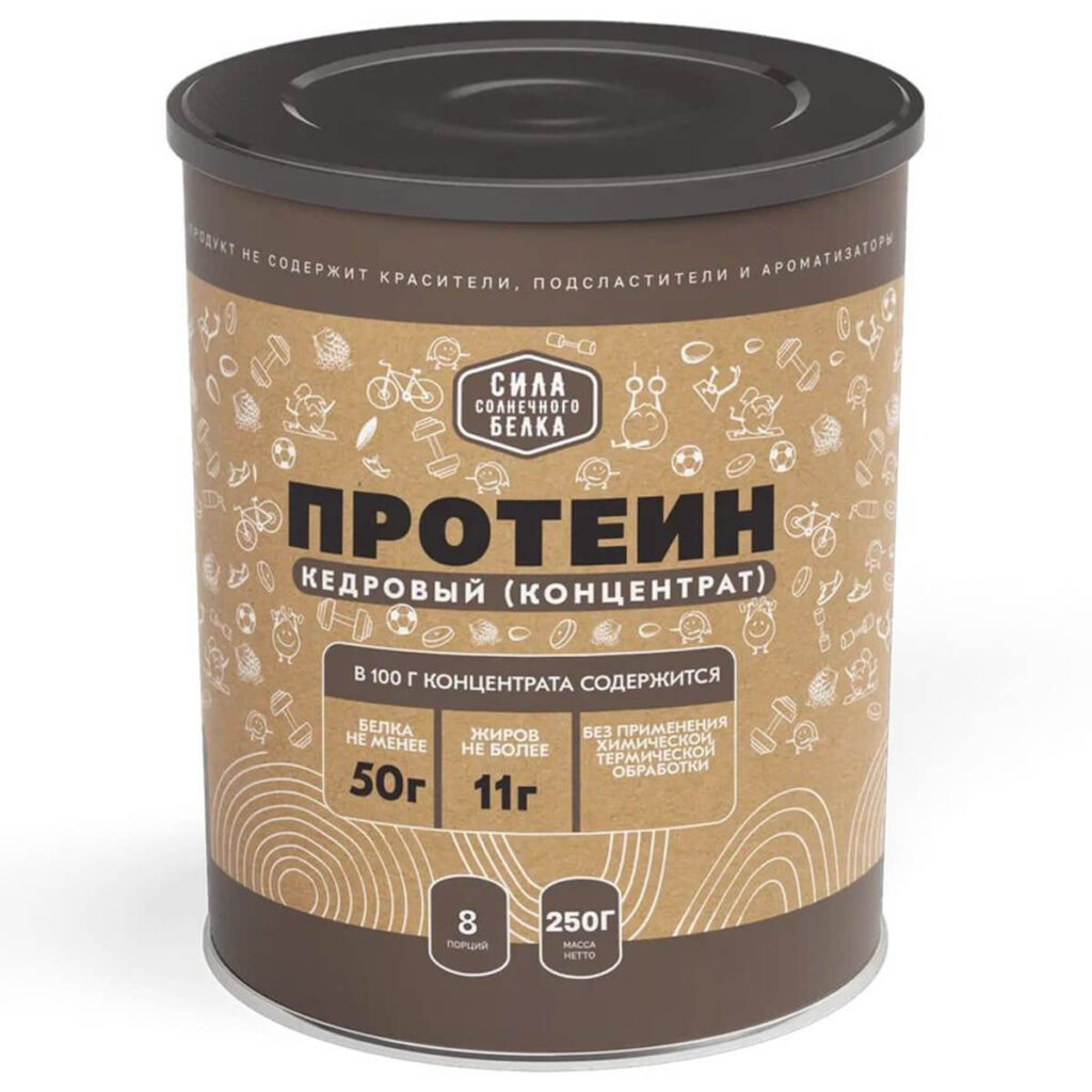 Пищевая продукция Кедровый протеин, 250 г, Оргтиум