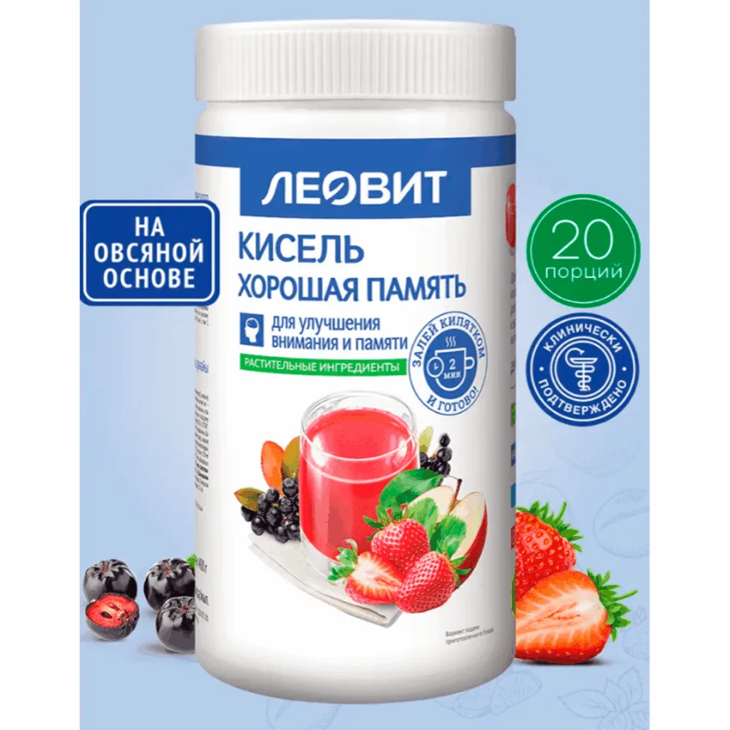 Кисель Хорошая память, 400 г, ЛЕОВИТ