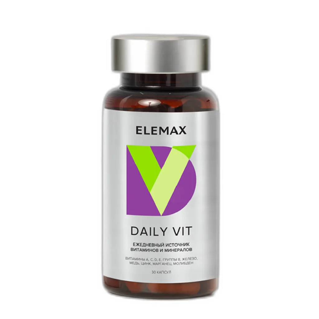 Дейли Вит (мультивитамины), 30 капсул, Elemax