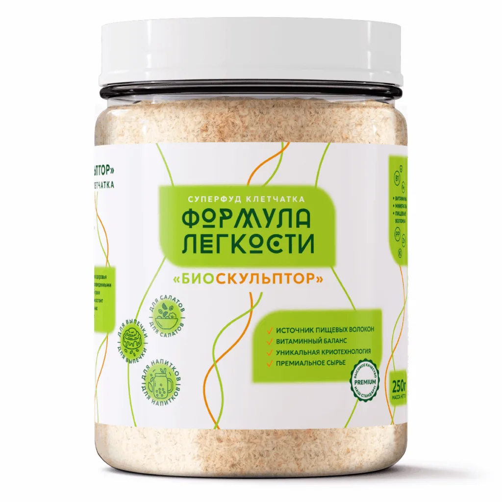 Пищевая продукция Клетчатка БиоСкульптор, 250 г, Формула Легкости