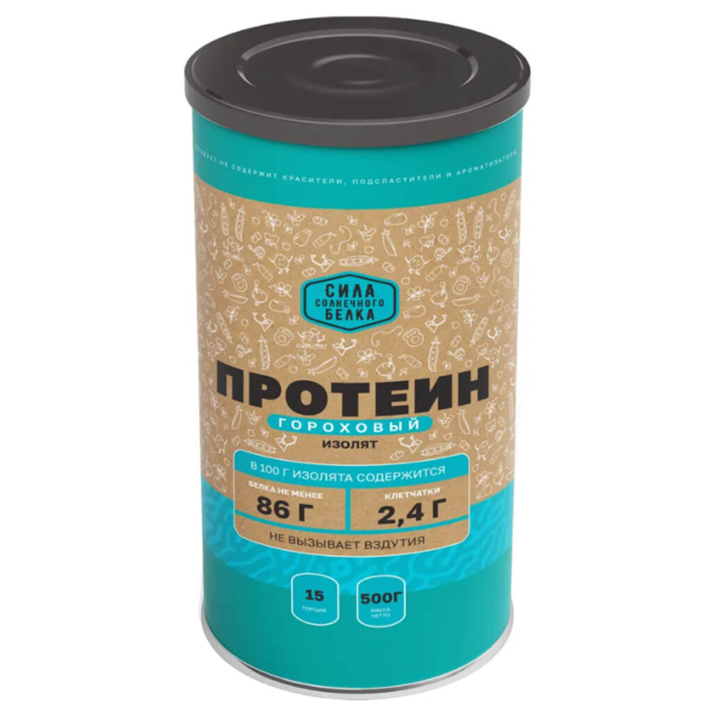 Пищевая продукция Протеин гороховый (изолят), 500 г, Оргтиум