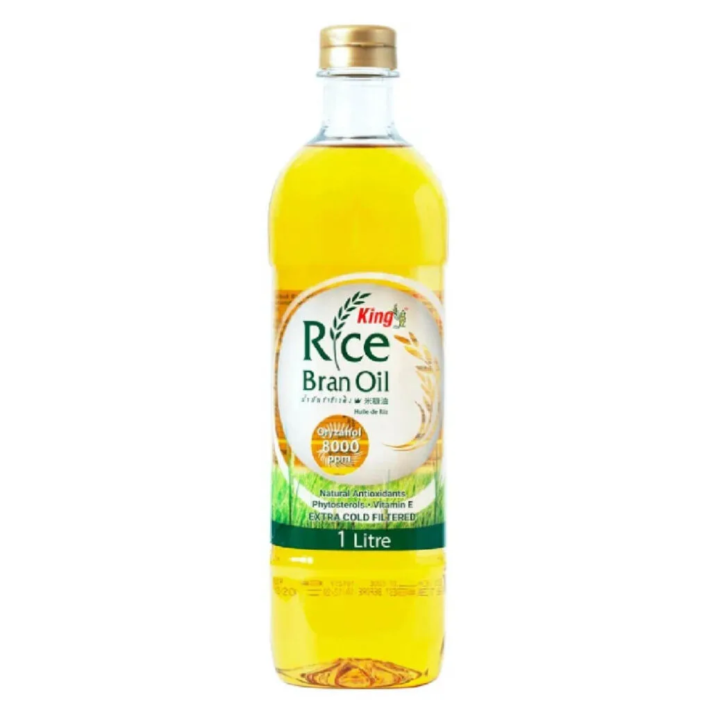 Масло рисовых отрубей, 1 л, King Rice Bran Oil / Кинг Райс Бран Ойл