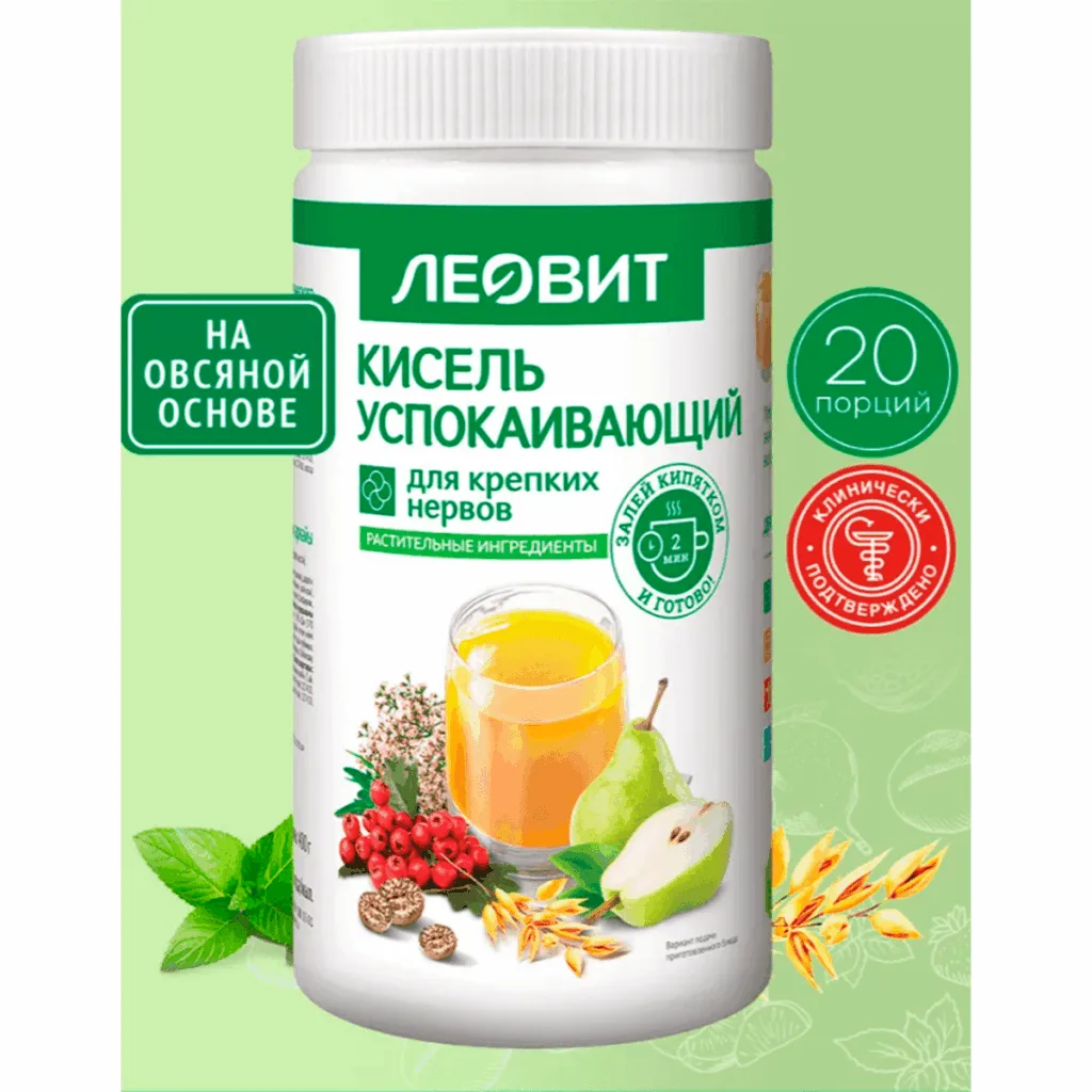 Кисель Успокаивающий, 400 г, ЛЕОВИТ