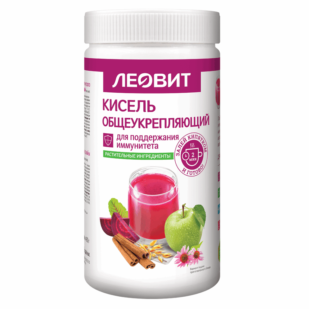 Кисель Общеукрепляющий, 400 г, ЛЕОВИТ