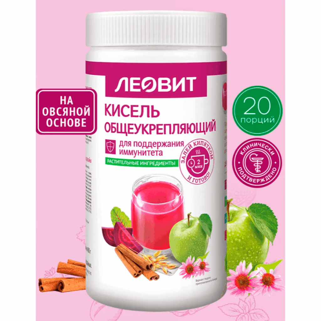 Кисель Общеукрепляющий, 400 г, ЛЕОВИТ