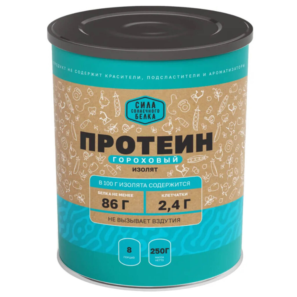 Пищевая продукция Протеин гороховый (изолят), 250 г, Оргтиум