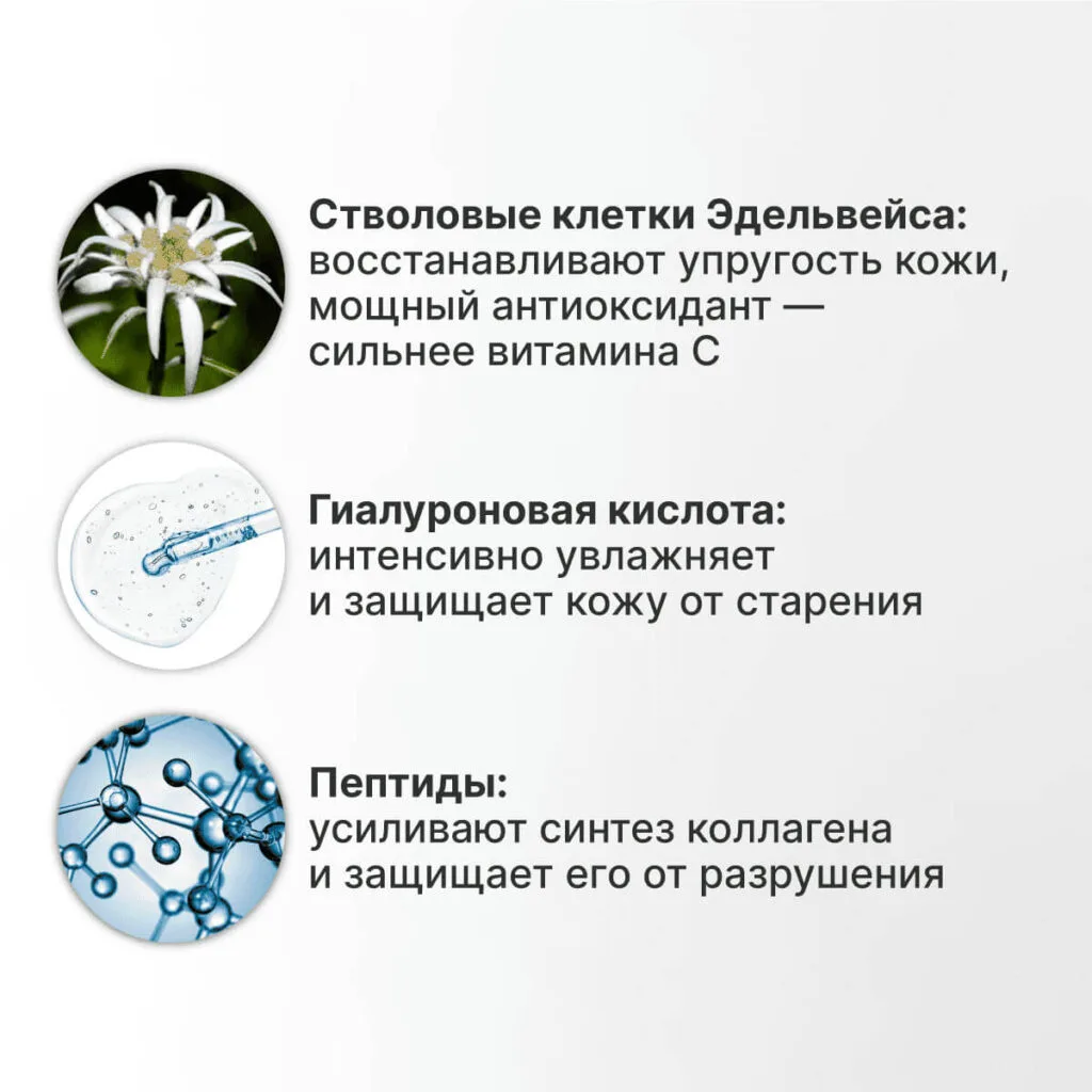 Сыворотка «Стволовые клетки эдельвейса», 30 г, Лора