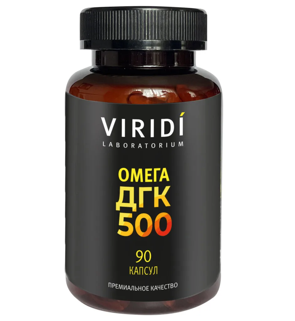 VIRIDI Омега ДГК 500, 90 капсул