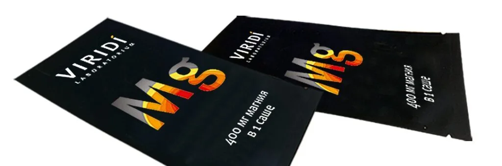 VIRIDI Магний 400: таурат, треонат, цитрат, 30 саше