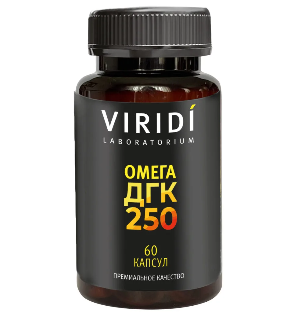 VIRIDI Омега ДГК 250, 60 капсул